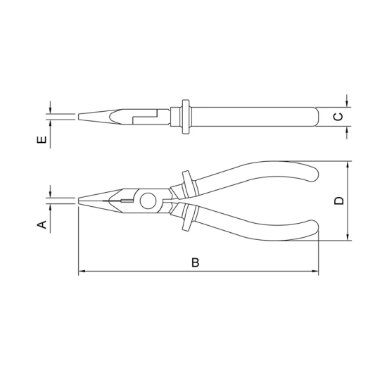 Alicate meia cana 6" polegadas 1000v - 44004/106 aço cromo vanádio tramontina pro - INSTRUFIBER