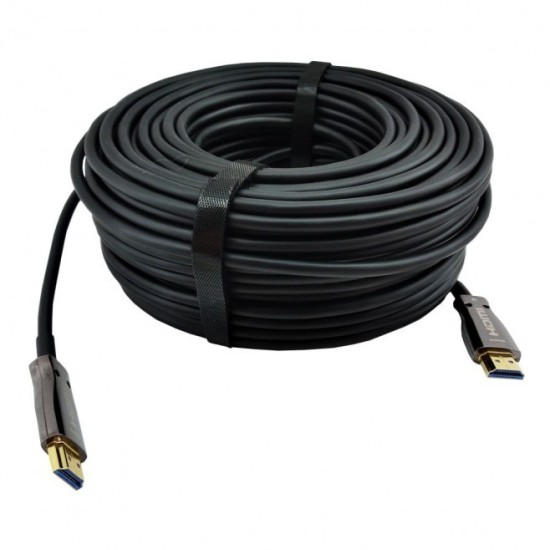 Cabo HDMI 2.0 70 Metros Fibra Óptica 4k Ultra HD 19 Pinos @60Hz - INSTRUFIBER