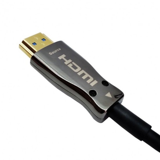 Cabo HDMI 2.0 70 Metros Fibra Óptica 4k Ultra HD 19 Pinos @60Hz - INSTRUFIBER