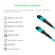 Cabo MPO para MPO Fêmea 7m, 12 Fibras, OM3 G651.1 50/125 Multimodo, Tipo B LSZH Aqua - INSTRUFIBER