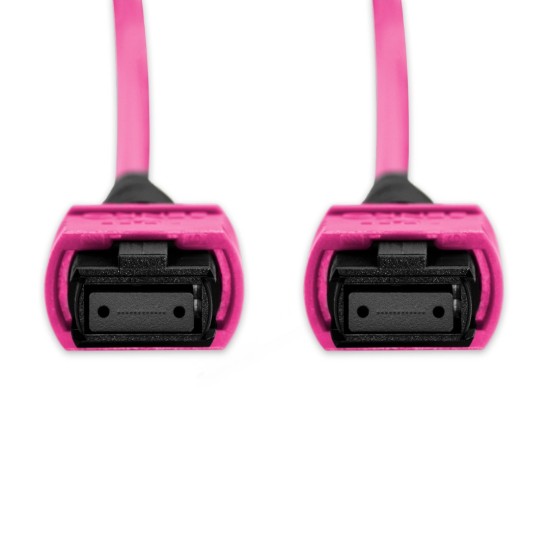 Cabo MPO para MPO Fêmea 40m, 12 Fibras OM4 G651.1 50/1 25 Multimodo, Tipo B LSZH Magenta - INSTRUFIBER