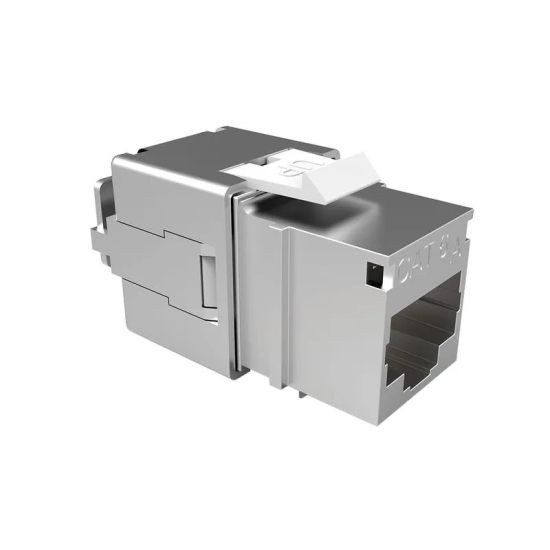 CONECTOR FEMEA BLINDADO GIGALAN CAT.6 T568A/B - INSTRUFIBER