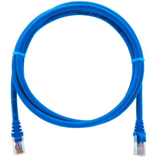 Cabo De Rede 1,5 Metros Patch Cord Cat6 Utp Cca - INSTRUFIBER
