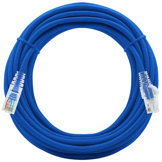 Cabo De Rede 15 Metros Patch Cord 23 AWG Cat6 Utp 100% Cobre - INSTRUFIBER
