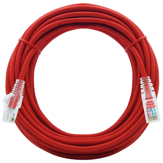 Cabo De Rede 15 Metros Patch Cord 24 AWG Cat6 Utp 100% Cobre - INSTRUFIBER