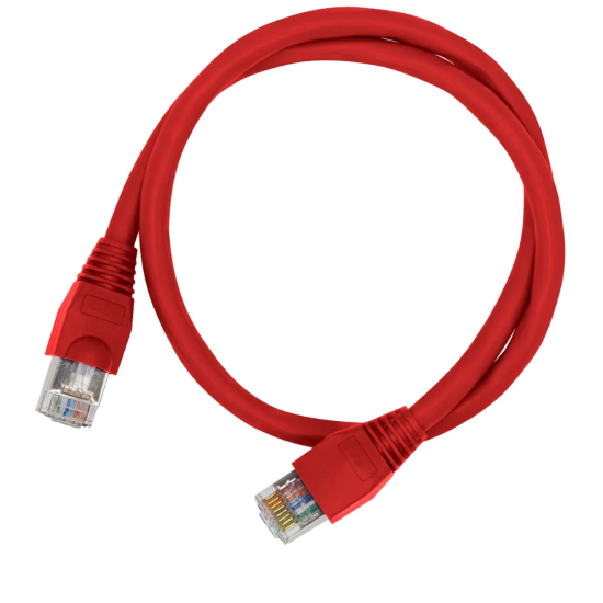 Cabo De Rede 70 cm Patch Cord Cat6 F/UTP 100% Cobre Blindado - INSTRUFIBER