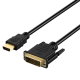 Cabo DVI para HDMI Full HD 1,5m - INSTRUFIBER