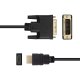 Cabo DVI para HDMI Full HD 1,5m - INSTRUFIBER