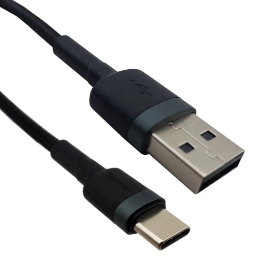 Cabo Baseus Tipo C 2 Metros 3A Gray + Black CATKLF-CG1 - INSTRUFIBER