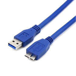 Cabo USB 3.0 para HD Externo 1,5 Metros - INSTRUFIBER