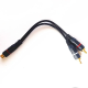 Cabo Y RCA 1 Fêmea para 2 Machos - INSTRUFIBER